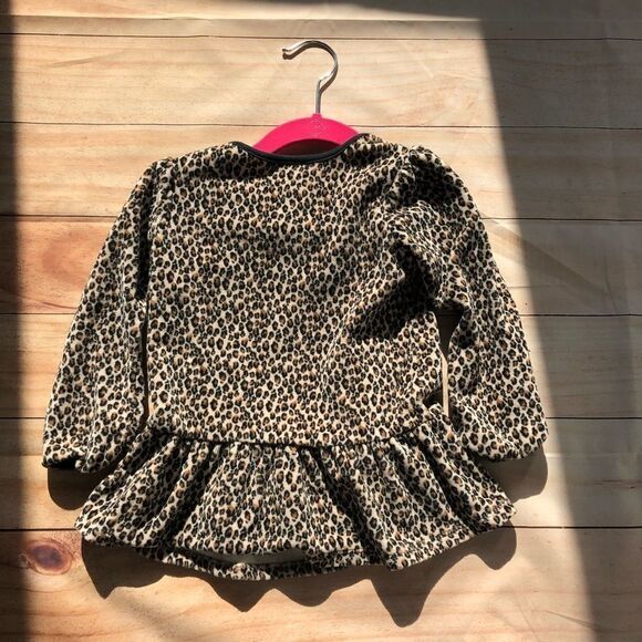 🍭6/$30 absorba leopard print velour tunic top 2T - Picture 4 of 5